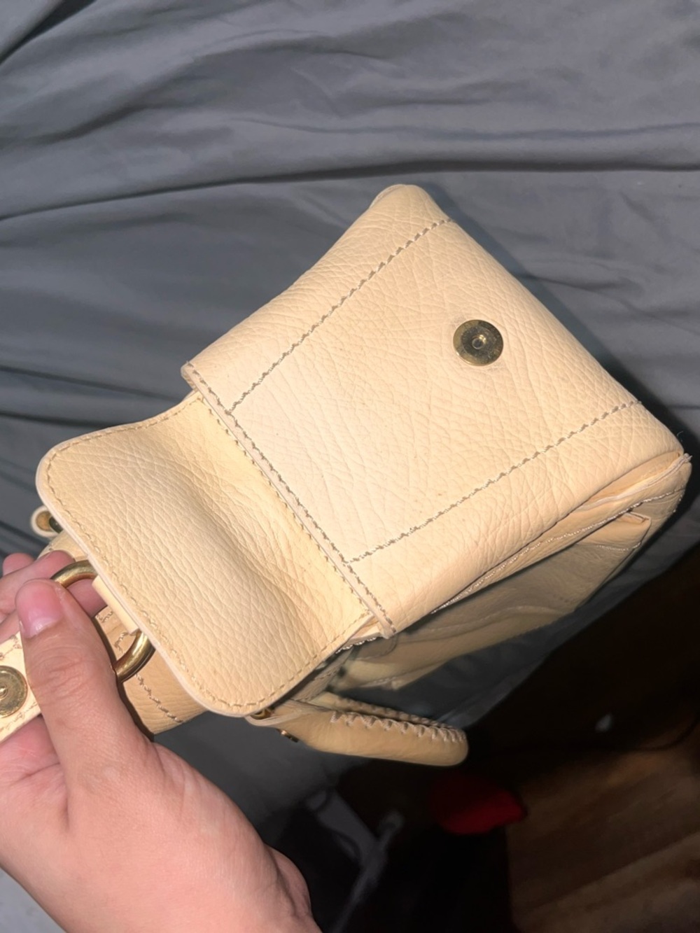 Celine Butter yellow Boogie Bag with Gold Hardware - Picture 8 of 9